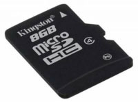 Kingston 8GB MicroSDHC Card (SDC4/8GBSPER) Kingston 8GB MicroSDHC Card (SDC4/8GBSPER)